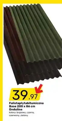 Bricomarche Falista płyta bitumiczna Base 200x86 cm Onduline oferta