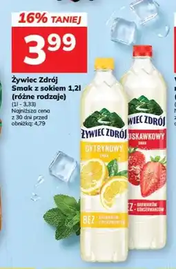 Hitpol Napój Żywiec Zdrój Smak z sokiem cytrynowy oferta