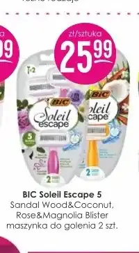 Jaśmin Maszynka do golenia Bic Soleil Escape 5 Sandal Wood & Coconut Blister 2-pak oferta