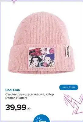 Czapka dziewczęca różowa K-Pop Demon Hunters Cool Club
