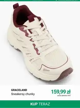 Deichmann Sneakersy chunky Graceland oferta