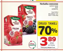 Marketvita Herbatka owocowa Herbaciany Ogród Prosto z Lasu Herbapol oferta