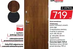 Bricomarche Drzwi zewnętrzne Folia oferta
