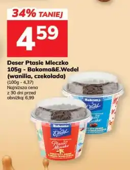 Hitpol Deser Ptasie Mleczko wanilia Bakoma & E.Wedel oferta