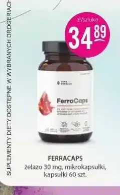 Jaśmin Ferracaps żelazo 30mg mikrokapsułki kapsułki Aura Herbals oferta