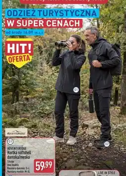ALDI Kurtka softshell damska Adventuridge oferta