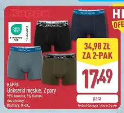 ALDI Bokserki męskie 2-pak Kappa oferta
