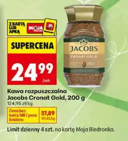 Biedronka Kawa rozpuszczalna Jacobs oferta