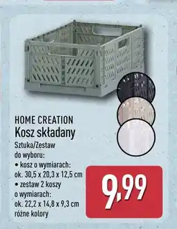 ALDI Kosz składany Home Creation oferta