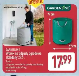 ALDI Worek na odpady ogrodowe składany 272 l Gardenline oferta