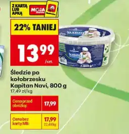 Biedronka Śledzie Kapitan Navi oferta