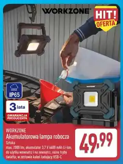 ALDI Akumulatorowa lampa robocza Workzone oferta