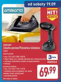ALDI Żelazko parowe Ambiano oferta