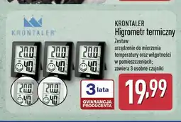 ALDI Higrometr termiczny Krontaler oferta