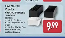 ALDI Pudełka do przechowywania 2 szt. 28x28x13 cm Home Creation oferta