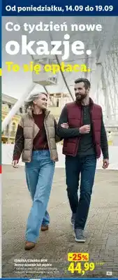Lidl Jeansy męskie oferta