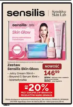 Ziko Dermo Zestaw Sensilis Skin Glow Juicy Cream 50 ml + Beyond C Serum 15 ml + kosmetyczka oferta