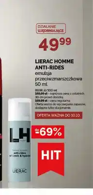 Ziko Dermo Emulsja przeciwzmarszczkowa Lierac Homme Anti-Rides oferta
