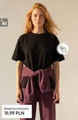 Sinsay Bawełniana koszulka oferta