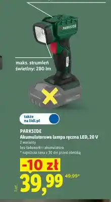 Lidl Akumulatorowa lampa ręczna LED Parkside oferta