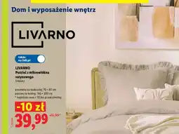 Lidl Pościel z mikrowłókna satynowego 140x200 cm Livarno oferta