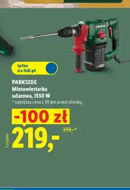 Lidl Młotowiertarka udarowa Parkside oferta