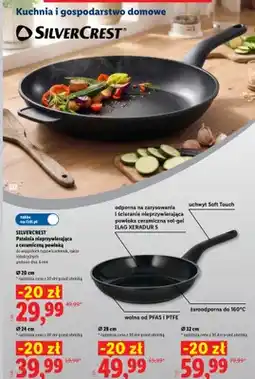 Lidl Patelnia nieprzywierająca z ceramiczną powłoką Silvercrest Ø20 cm oferta