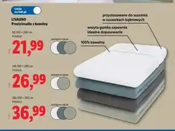 Lidl Prześcieradło z bawełny 90-100x200 cm Livarno oferta
