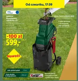 Lidl Akumulatorowy rozdrabniacz Parkside oferta