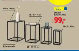 Lidl Zestaw 4 stolików Livarno oferta