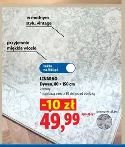 Lidl Dywan 80x150 cm Livarno oferta