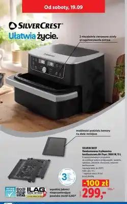 Lidl Dwukomorowa frytkownica beztłuszczowa 11 l Silvercrest oferta