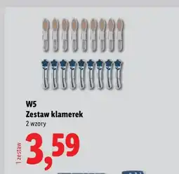 Lidl Zestaw klamerek W5 oferta
