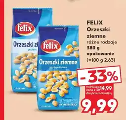 Kaufland Orzeszki ziemne smażone i solone Felix oferta