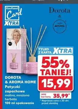 Kaufland Patyczki zapachowe Dorota & Aroma Home mrożona herbata oferta