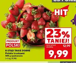 Kaufland Truskawki polskie K-Stąd Takie Dobre oferta