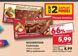 Kaufland Czekolada mleczna z całymi migdałami Nussbeisser oferta