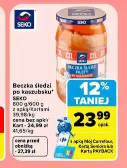Carrefour Beczka Seko oferta