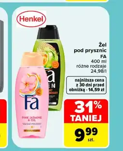 Carrefour Żel pod prysznic Fa oferta