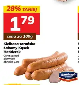 Hitpol Kiełbasa toruńska Łakomy Kąsek Hańderek oferta