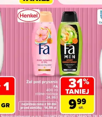 Żel pod prysznic Fa