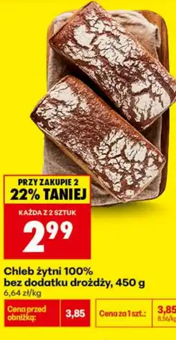 Biedronka Chleb żytni oferta