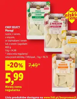 Lidl Pierogi Chef Select oferta