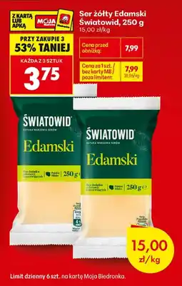 Biedronka Ser Edamski oferta