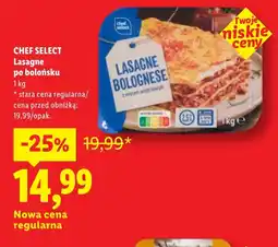Lidl Lasagne Chef Select oferta