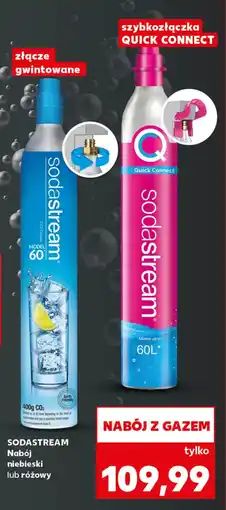 Kaufland Sodastream Nabój niebieski lub różowy oferta