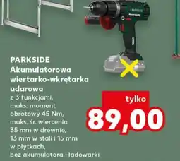 Kaufland Parkside Akumulatorowa wiertarko-wkrętarka udarowa oferta