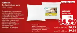 Kaufland WENDRE Poduszka Aloe Vera oferta