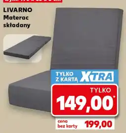 Kaufland Materac składany LIVARNO oferta