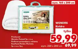Kaufland WENDRE Kołdra Aloe Vera oferta